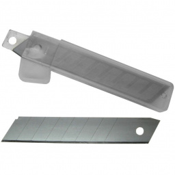Лезвия сменные к ножам шириной 18 мм, толщина 0,5 мм, в упаковке 10 шт.