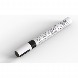 Маркер-краска LEKON ECONOM с нитроэмалью, цвет черный (в упаковке 12 шт.)