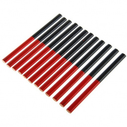 Карандаш малярный двуцветный, длина 18 см, в упаковке (12 шт.)